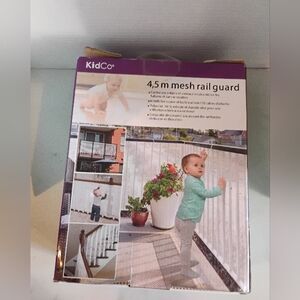 NWT Kid Co White Mesh Rail Guard for Kids